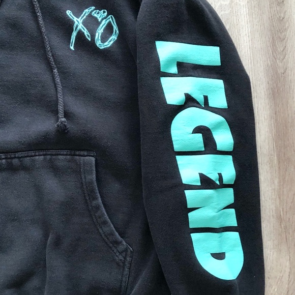 The Weeknd, XO Hoodie, 2017, Starboy, Legend of The Fall, Arena Tour, Size L - Picture 6 of 10